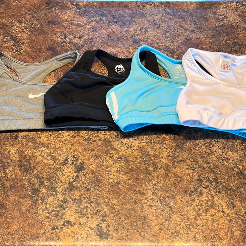 Lot of Nike and Addidas Bras